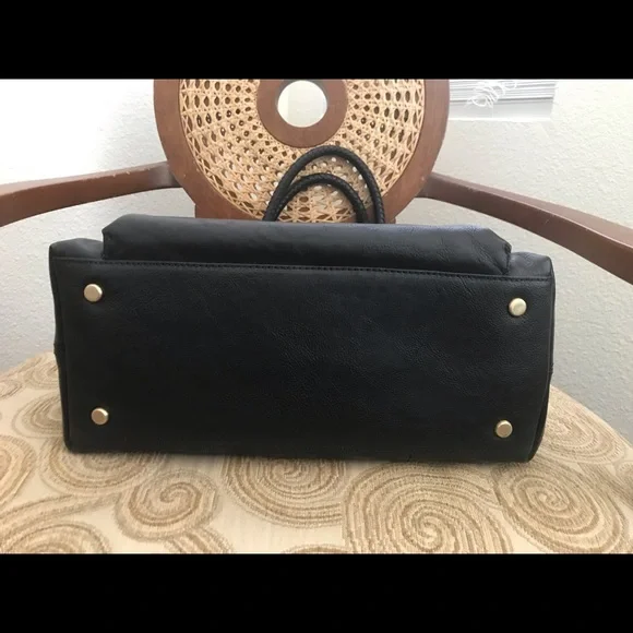 NWT Cole Haan Small Soft Tote Saddle Black - Picture 7 of 12